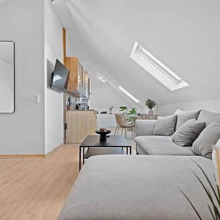 Stilvolle Wohnung: Private Dachterrasse - Zentral Augsburg Exteriör bild