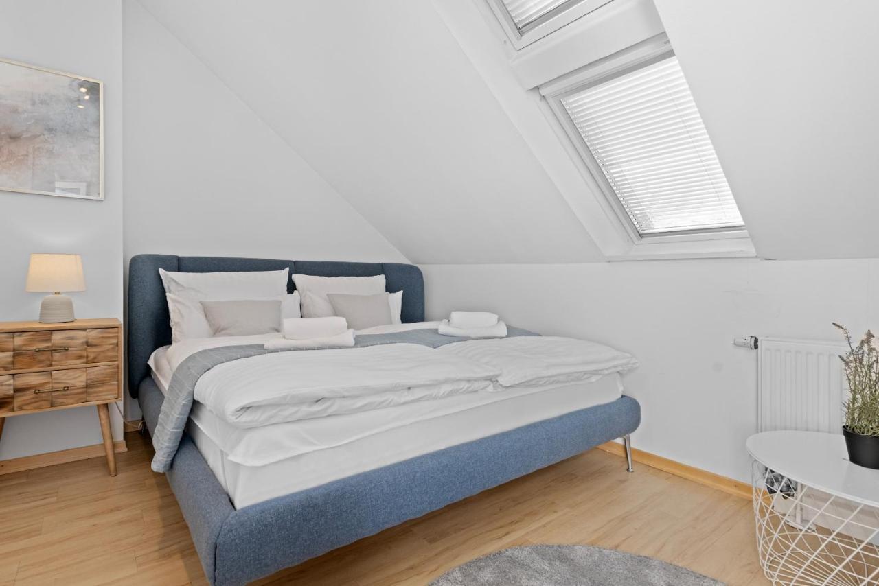 Stilvolle Wohnung: Private Dachterrasse - Zentral Augsburg Exteriör bild