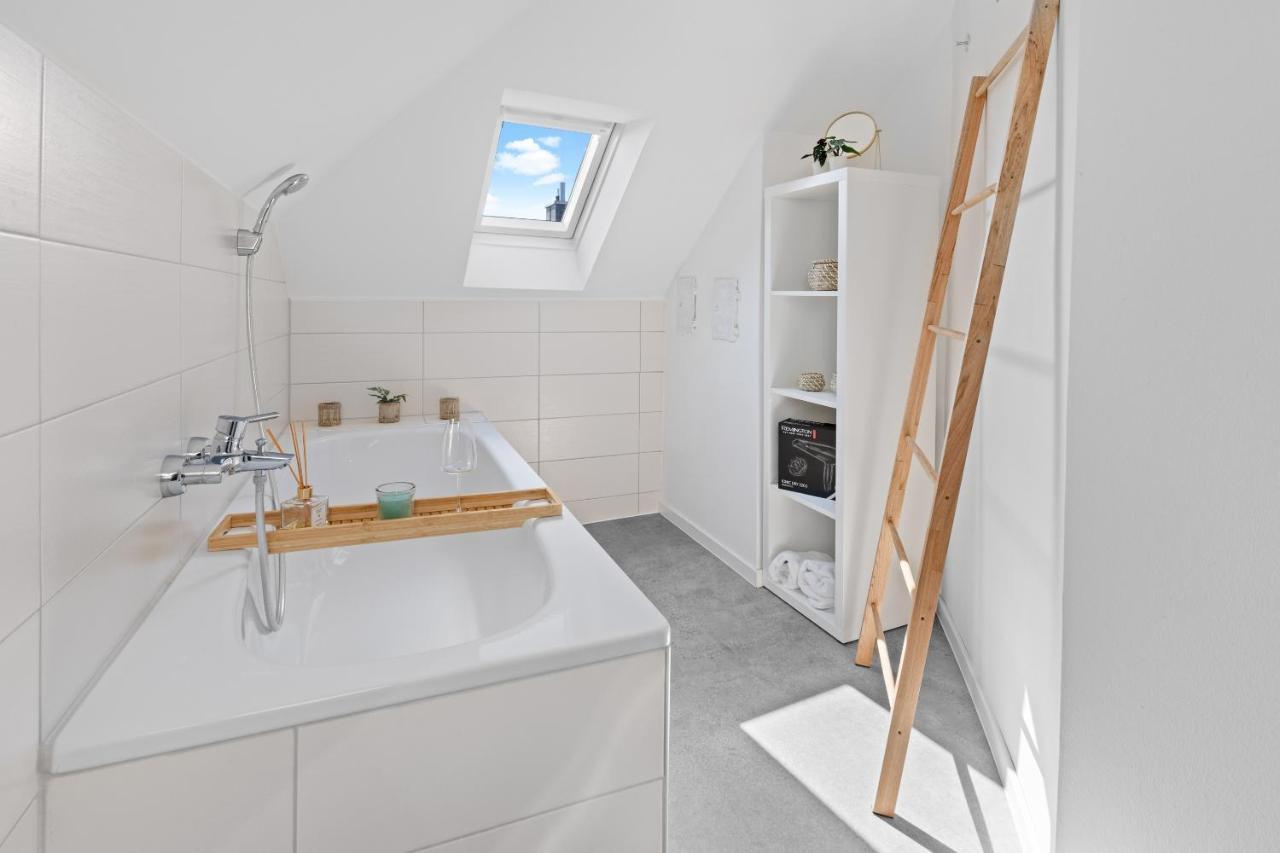 Stilvolle Wohnung: Private Dachterrasse - Zentral Augsburg Exteriör bild